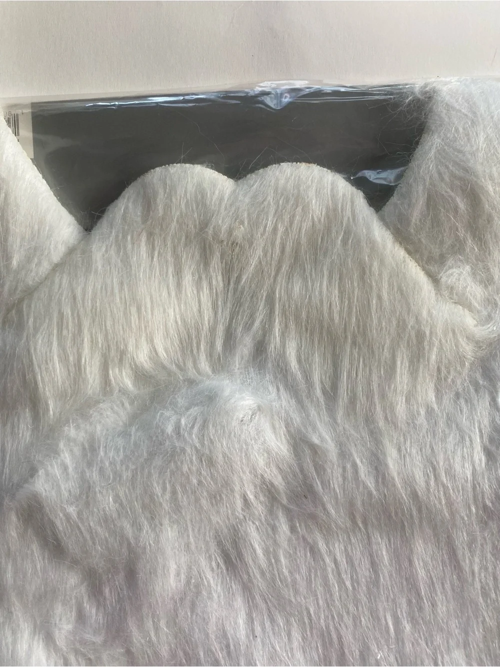 Wondershop White Faux Fur Beard Accessory